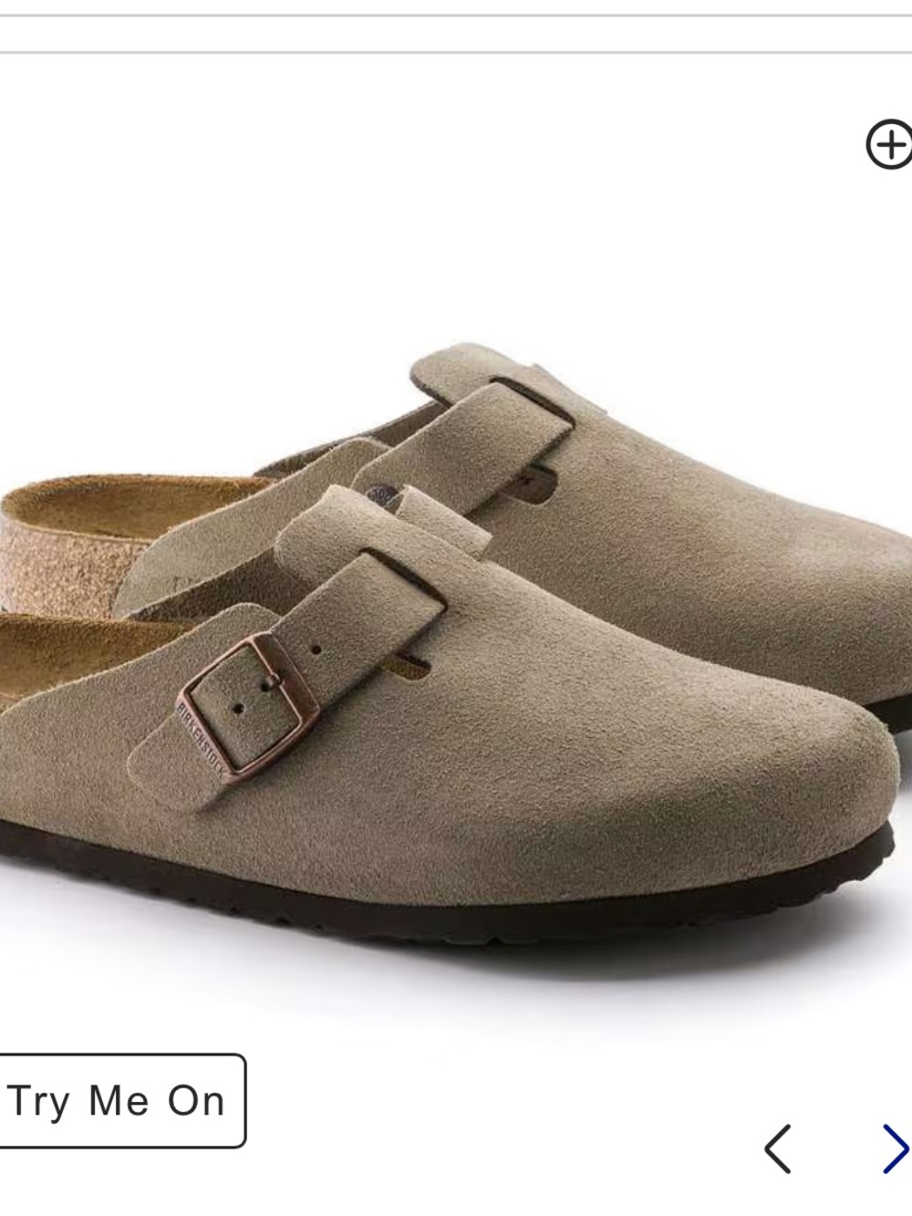 Classic Birkenstock Clog Taupe Suede Size 36 - Picture 3 of 8